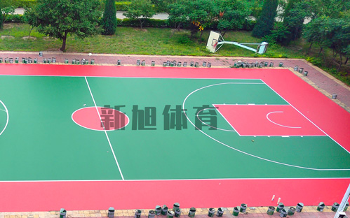 河南硅pu籃球場(chǎng)起泡廠家全面解答