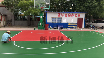 河南硅pu籃球場(chǎng)施工方案