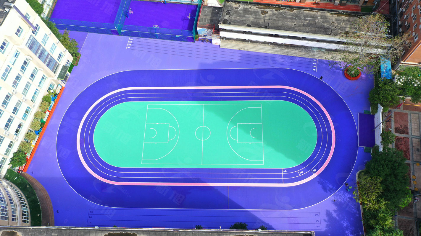 新旭體育鄭州市金水區(qū)金燕小學(xué) 丙烯酸運(yùn)動(dòng)場?